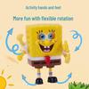 SpongeBob Emoji Face-Changing Keychain Pendant - Creative Student Decompression Toy Gift