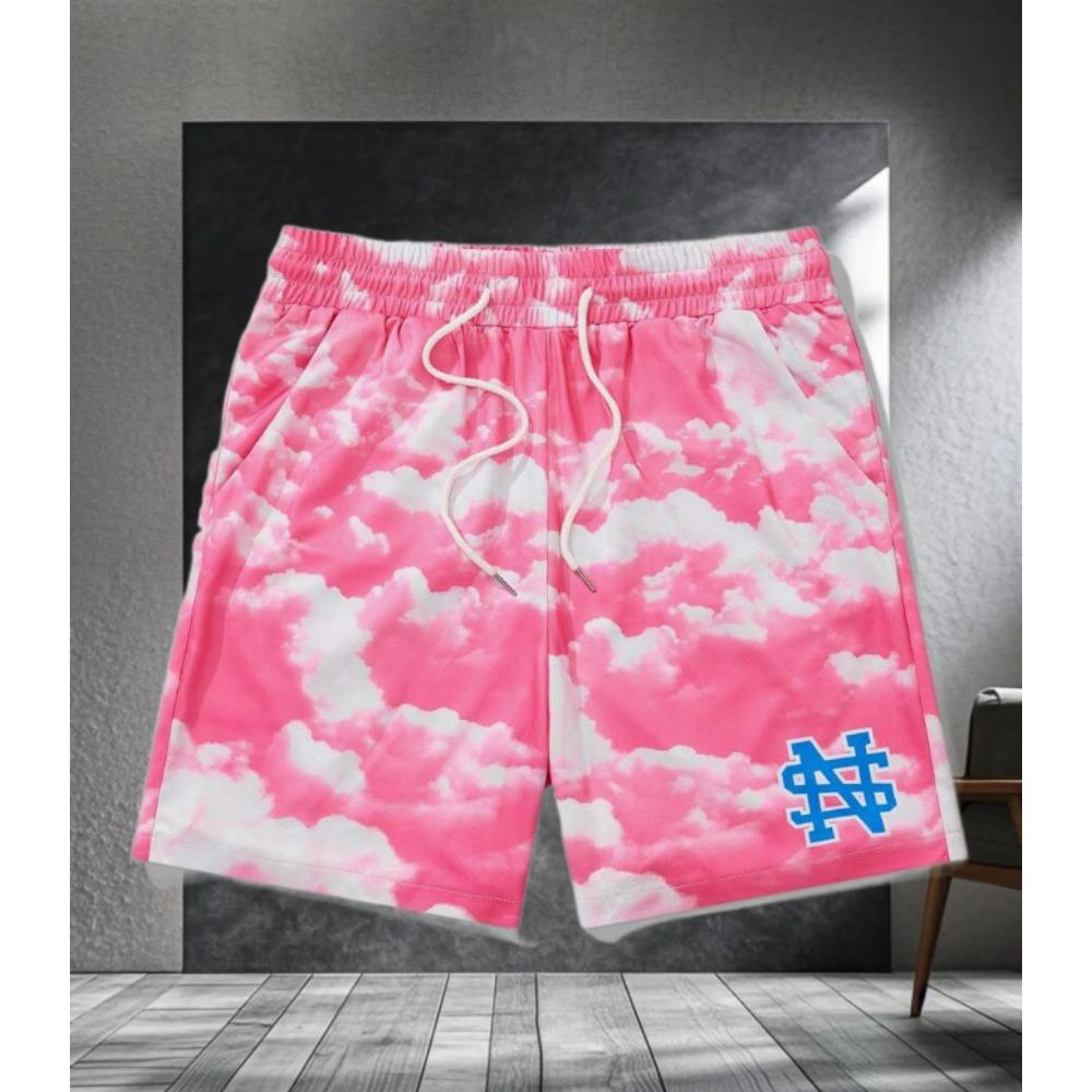 Summer Shorts Men's Trendy Europe and America Street Fashion 3D Printed Men's and Women's Trendy Sports Shorts