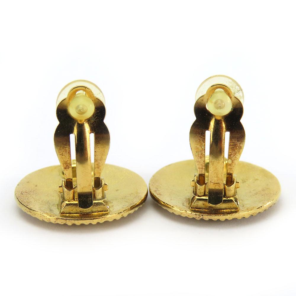 Used CHANEL Earring metal 15.2g gold Accessories