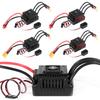 60A Electric Speed Controller 2-3S Waterproof Brushless Motor ESC Brushless ESC RC Upgrade Tools for 1/10 RC Car Truck