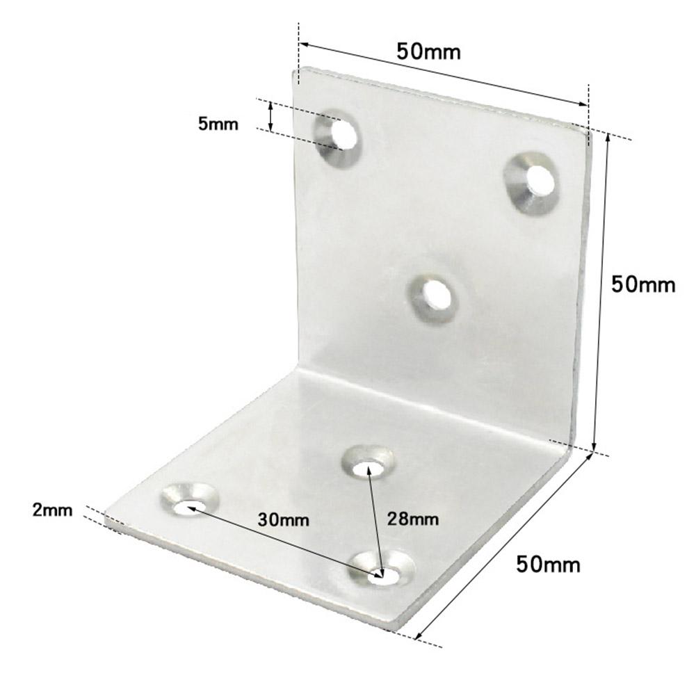 Angle Code Connector Corner Support Bracket Cabinet Corner Bracket Furniture Assembly Bracket 90 Degree Angle Connector