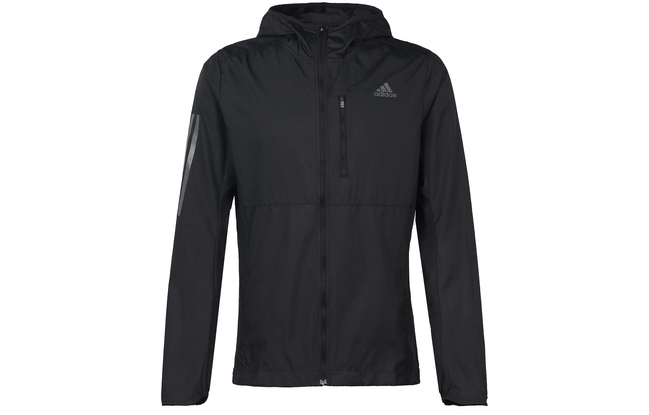 Adidas Own The Run Jackets Coats Fall, International Version Men s Black FL6964 S