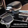 1Pcs Car Carbon fiber/Red Wood Gear Shift Knob Shifter For Hyundai Ix35 Ix25 Mistra Tucson For Kia Sportage R K4 K3 Automatic
