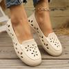 Fashion New Women's Single Shoes with Summer Hollowed Out Soft Sole for Comfortable Hiking Wear Walking Casual Flat Sandals 2025