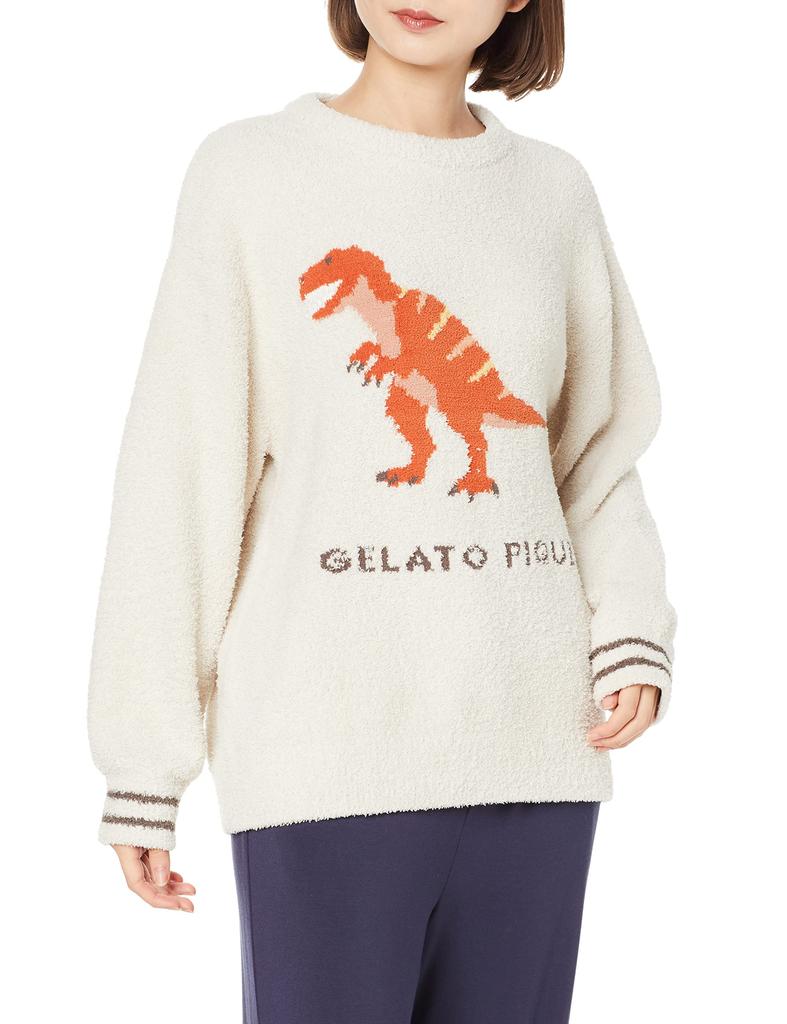 Gelato Pique Powder Motif JQD Pullover PWNT215040 BEG F Women's