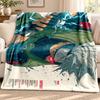 Naruto Blanket Flannel Blanket Soft Cozy Plush Throw for Sofa Bed Lightweight Home Decoration Outdoor Camping