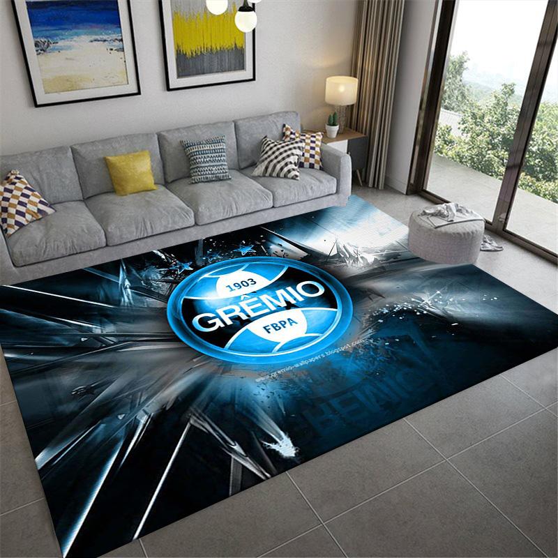 Gremio-RS Logo Carpet Rug for Living Room Bedroom Home Sofa Decoration,Kids play Non-slip Floor Mat