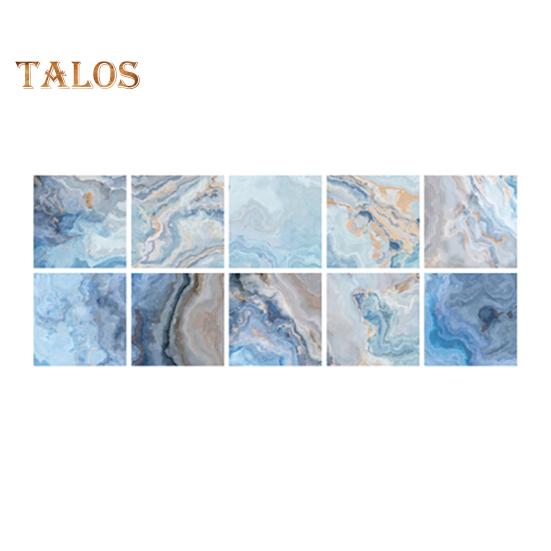 TDStore 10Pcs DIY Decro Self Adhesive Waterproof Marble Crystal Film Tile Wall Stickers