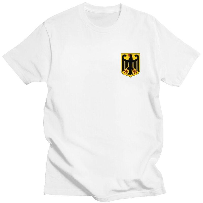 Custom Male Coat Of Arms Of Germany T Shirt Short Sleeve Cotton Tshirt Tshirt Leisure German Flag Eagle Tee Slim Fit Clothing
