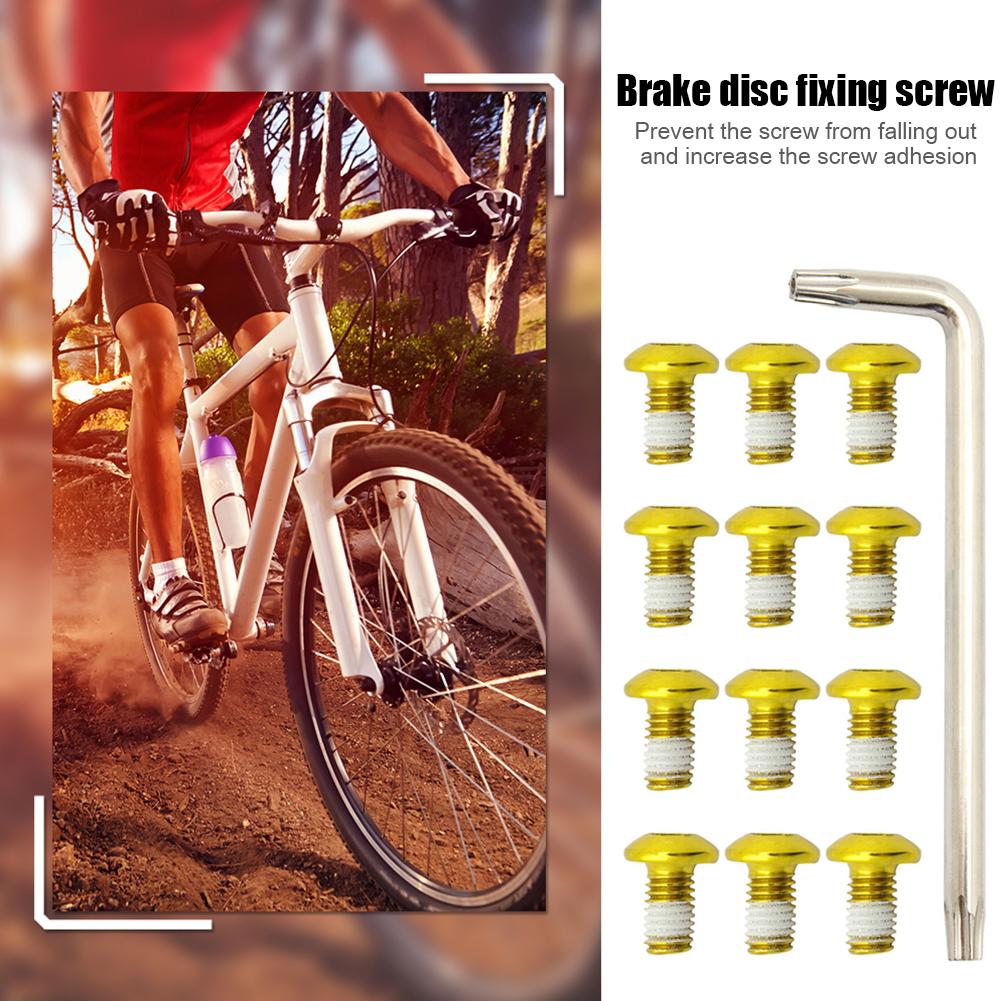 12pcs T25 M5x9mm Bicicletta Freno a disco Rotore Torx Bulloni Bici da  strada Fissare viti acquista in modo economico — spedizione gratuita,  recensioni reali con foto — Joom