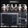 Veyron SWAT helicopter children and boys assembled educational toys Snow Leopard ghost police mini humanoid doll birthday gift.
