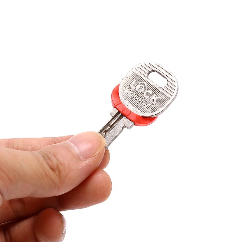 Fashion Hollow Rubber Key Cover Top Hat Multicolor Soft Silicone Key Lock Cap