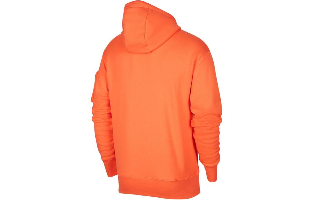 Nike Sweatshirts Unisex Orange Hooded Moderate Regular DA8738-842