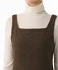 Musinsa Standard Woman Women'S Square Neck Tweed Mini Dress [Brown]