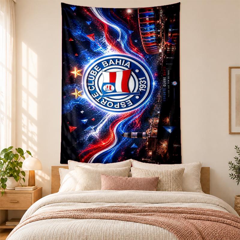 Esporte Clube Bahia Tapestry highquality for decorating living room bedroom dorm walls ideal as bedroom wallart orholiday gift