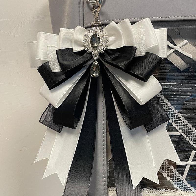 Pin de Broche de Lazo de Cinta de Satén Estético Encanto para Bolsa Ita para K-pop Kawaii Decoración de Clip de Concierto Llavero Lanyard Lindo Organizador Encanto