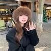 Women Autumn Winter Faux Fur Hat Sweet And Lovely Warm Hats Girls Outdoor Quality Faux Mink Fur Caps