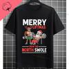 Funny Muscular Santa Christmas Gym Graphic Tshirt Casual Sports Humor Style Pure Cotton Shortsleeve Tshirt Outdoor Clothing
