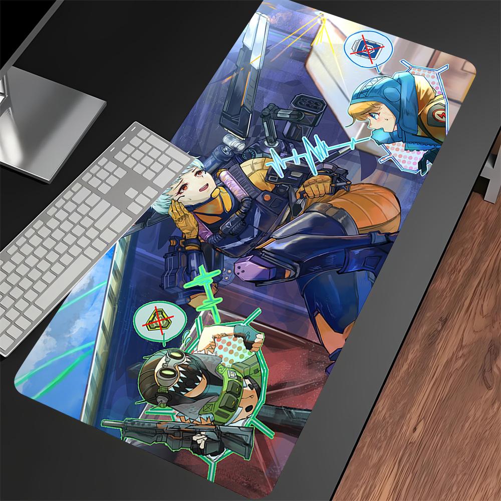 Apex Legends Mouse Pad Art Large Overlock Edge Mat Rubber Speed PC Computer Gaming Anime Mousepad Xxl Desk Keyboard Mat Mausepad