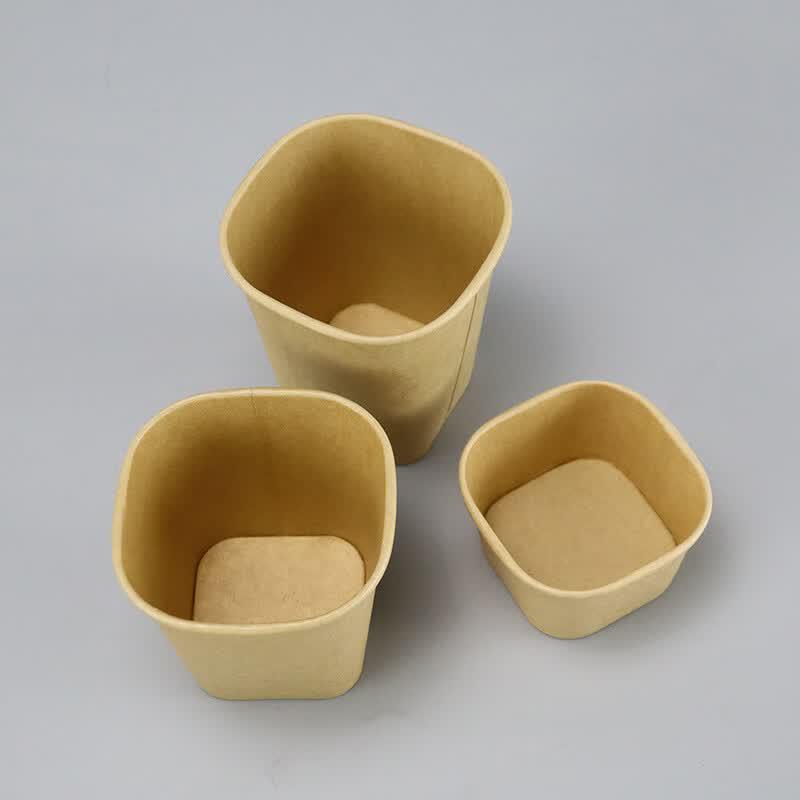 Kraft Paper Disposable Food Containers