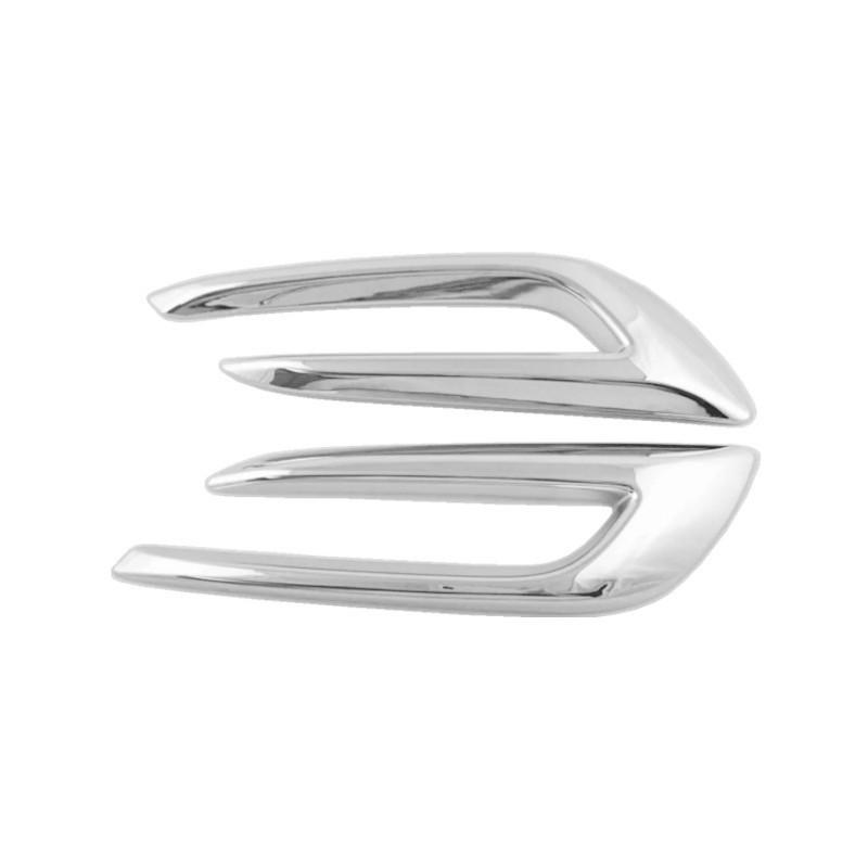For Buick Encore 2016 17 2018 2019 ABS Chrome Accessories Car Front and Rear Fog Lamp Light Frame Trim Sticker Decoration Cover 4eg
