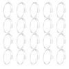 20PCS Stainless Steel AntiRust Expandable Bangle Adjustable DIY Handmade Silver Bracelet