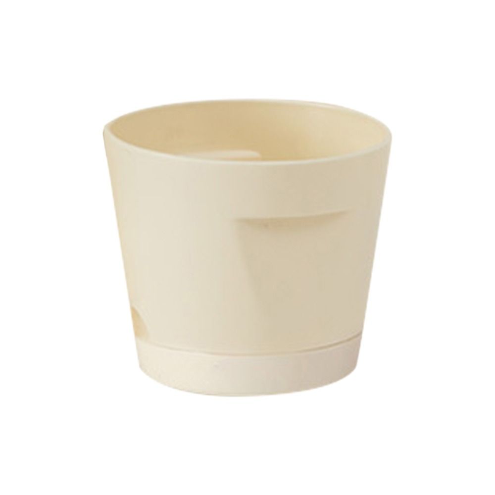 

Durable Self Watering Lazy Plant Pot Including Liner with Handle Hydroponic Planter Garden Supplies Soil Flower Pot бежевий