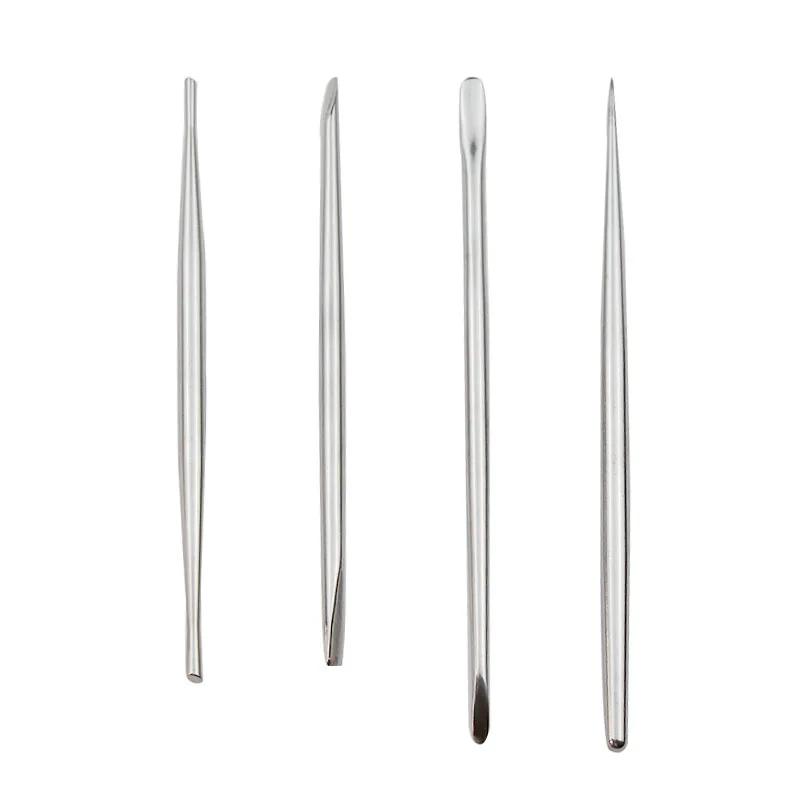 Stainless Steel Pottery Modeling Stick Texture Creasing Sculpture Ceramics Tools Pottery Clay Carving Sculpting Tool