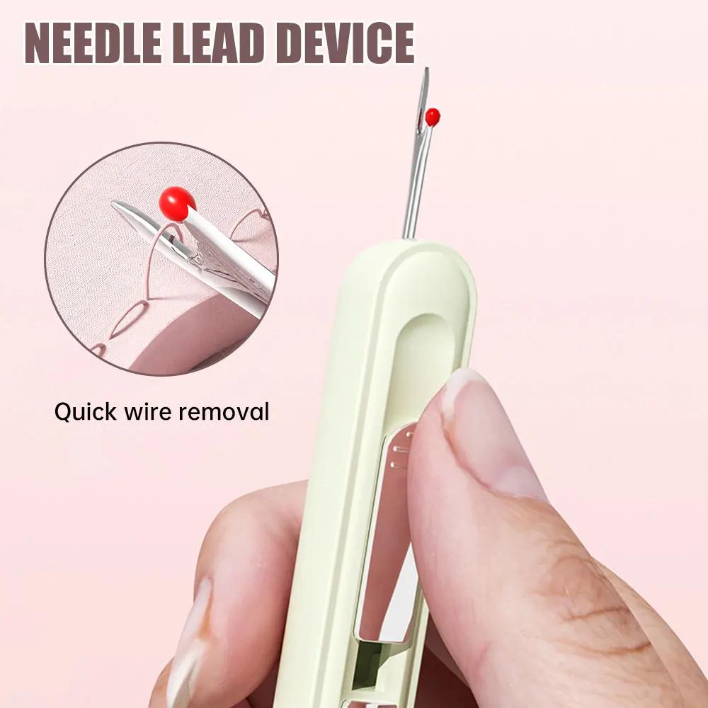 2in1 Infilago per Ago da Cucito a Mano e Scucitore Strumento Facile per Infilare e Rimuovere Punti per Anziani Accessorio da Cucito Durevole