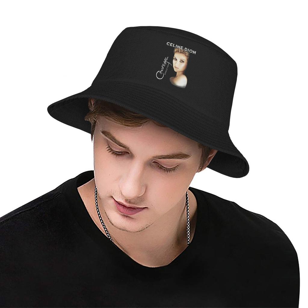Paar Celine Dion Fischerhut Persönlichkeit Fischerhüte Sommer Koreanische Strandreisekappen Streetwear Benutzerdefiniert DIY Sonnenhut