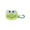 Sun-Star Stationery Kero Kero Keroppi Sanrio Characters Goods Mini Pouch Plushie with Carabiner Kero
