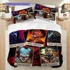 Horror Movie Posters Set Bedding 1 Duvet Cover 2 Pillowcase Without Core Christmas Birthday Gift Bedding Set Soft And Comfortable