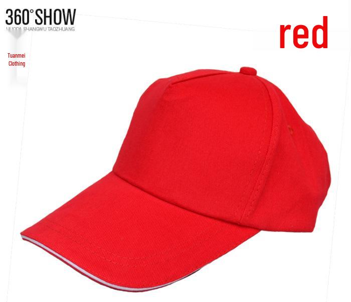 Pure Cotton Embroidered Volunteer Baseball Cap - Custom Work & Sun Hat with Logo
