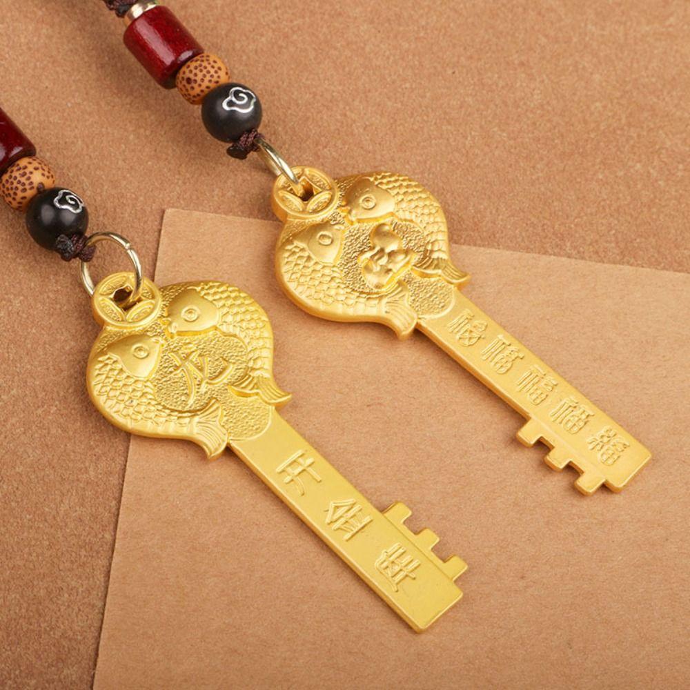 Chinese Zodiac Year of The Dragon Lucky Key Chain Chinese Zodiac Car Key Ring  Creative Gift