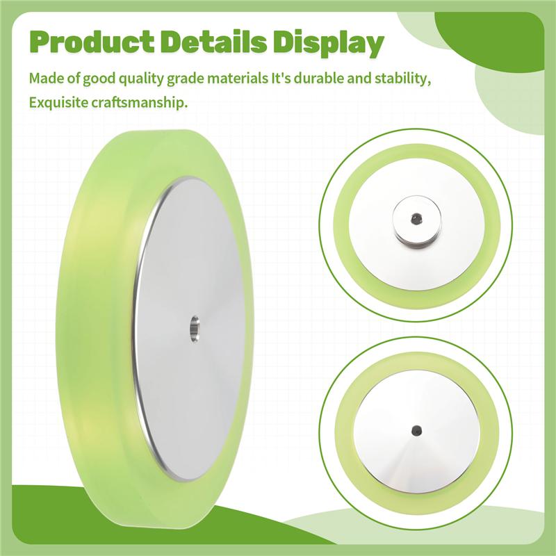 A96I-Aluminum Polyurethane Industrial Encoder Wheel Measuring Wheel For Measuring Rotary Encoder