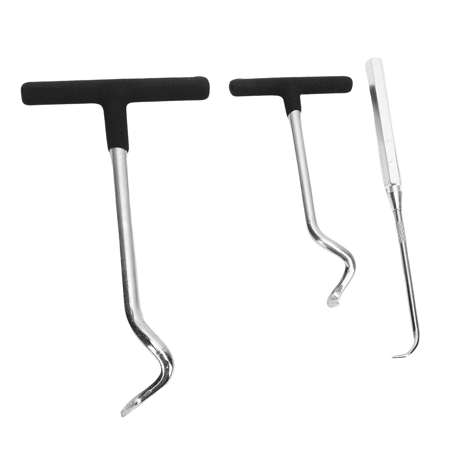 

3 шт. прочный съемник резиновых уплотнений O-образных колец, набор инструментов, металлический универсальный съемник масляных уплотнений для