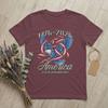 Unisex America 250 Anniversary 1776 2026 T Shirt USA 100 Cotton merch Cool Short Sleeve Crewneck Tee Shirt Classic TShirts