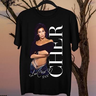 Cher Signature Tshirt Gift For Fans Men All Size T-Shirt 1CM1571 Unisex T-Shirt