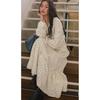Used Same day shipping Titivate Skipper Tiered Long Sleeve Dress