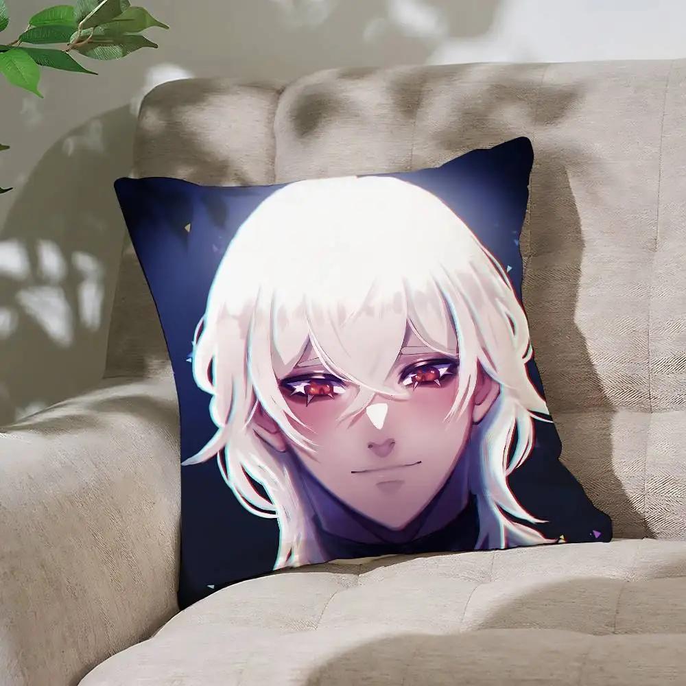 A D-Date With Death A-Adventure Game Case Cushion Cover Cute Throw Pillow Case For Car Sofa Pillowcase Polyester With Zipper