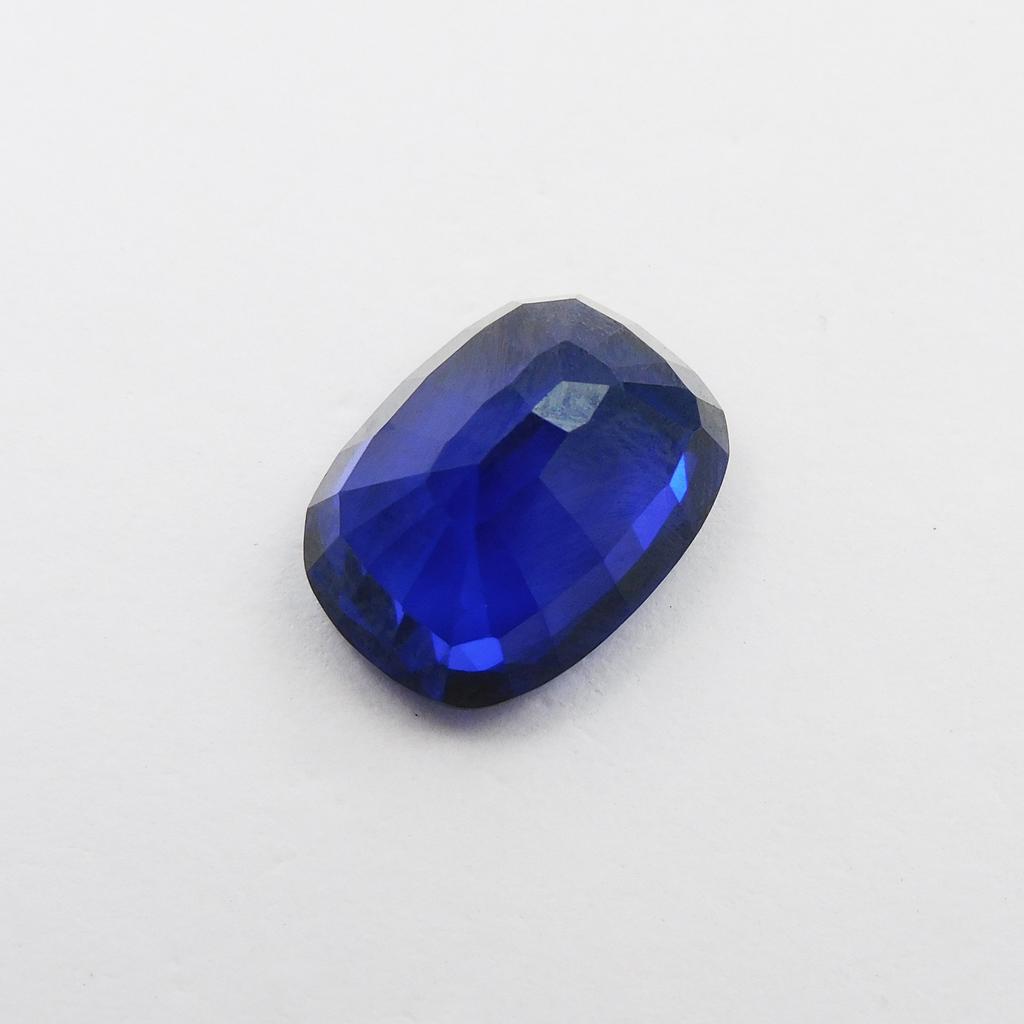 Natural Blue Tanzanite Loose Gemstone 7.90 Ct Cushion Cut for Jewelry Making and Gem Collections