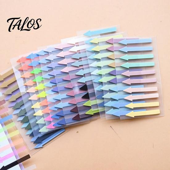 File Marking Tags Arrow Index Tab Stickers, Translucent PET Page Markers, Adhesive Markers Colorful Sticky Flags for Organizing Book And Dividers