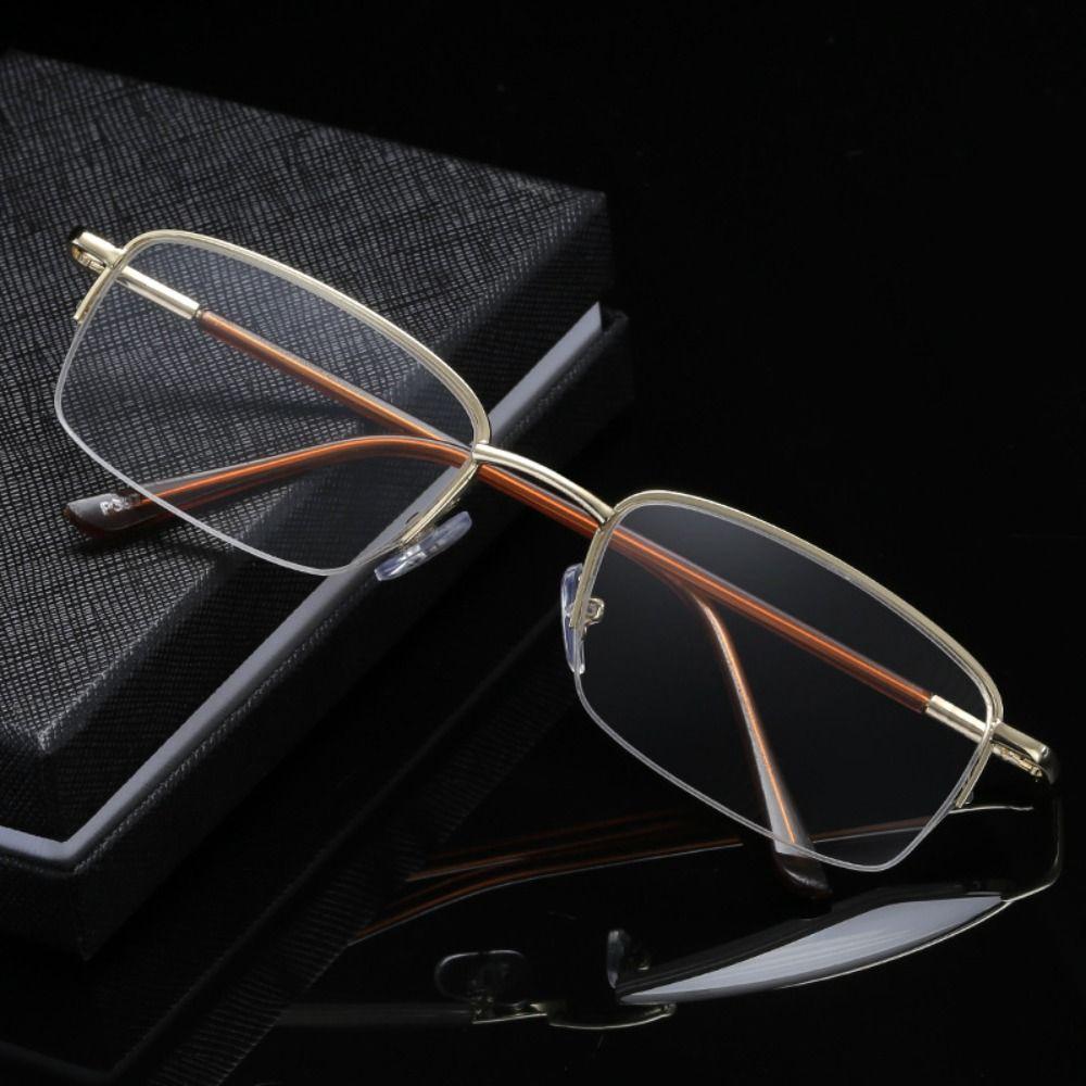 Metal Reading Glasses Eye Protection Hyperopia Glasses Portable Presbyopic Eyewear  Men Women