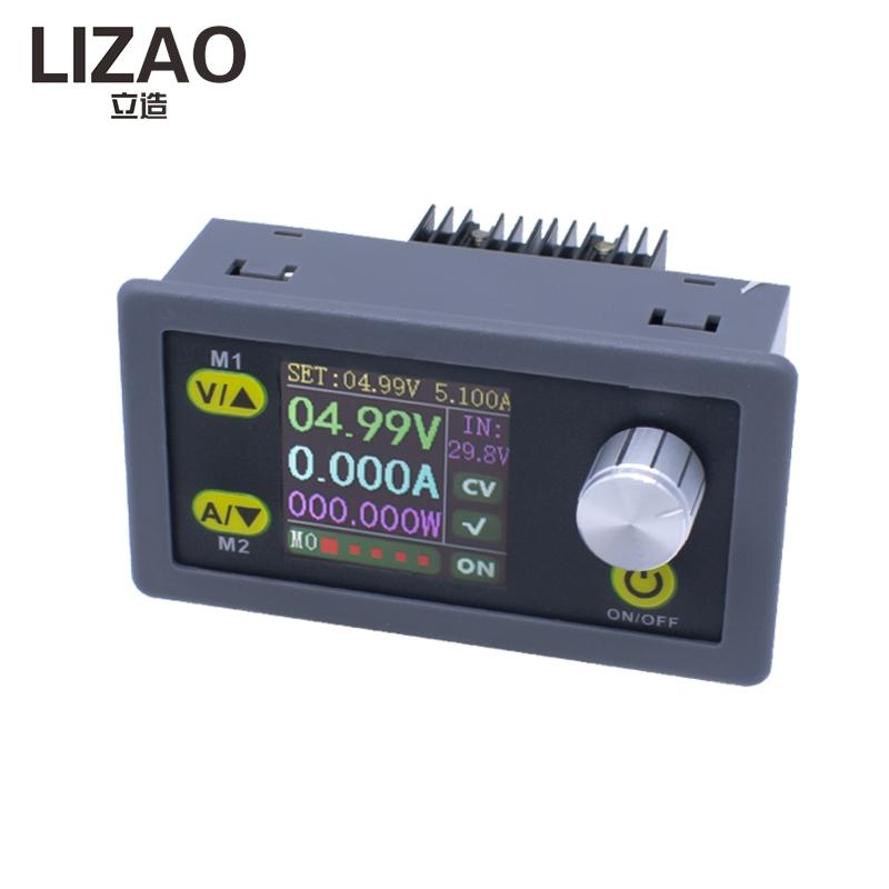 LIZAO WZ5005E 50V 5A DC Buck Converter CNC Adjustable Power Supply Module LCD Voltmeter Ammeter Voltage Regulator
