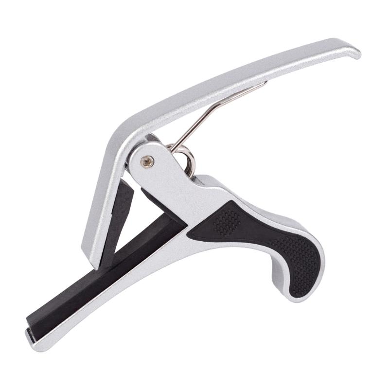 Portable 6-String Guitar Tunings Clamp Light Weight Quickly Release Capo for Guitars, Ukulele, Bass, Mandolin, Banjo