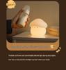 USB Rechargeable Mushroom Silicone Night Light with Dimmable Touch for Bedroom and Baby Feeding