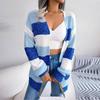 Women Open Front Long Knit Cardigan Sweater
