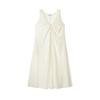 [Original fabric] Temperament V-neck kink pullover vest skirt women's summer new loose French holiday style jumpsuit