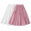 Lawadka Kid Skirts Girls Four Seasons Children's Clothing Fashion Girl Pleated Bow Skirts Pink Black White Clothes