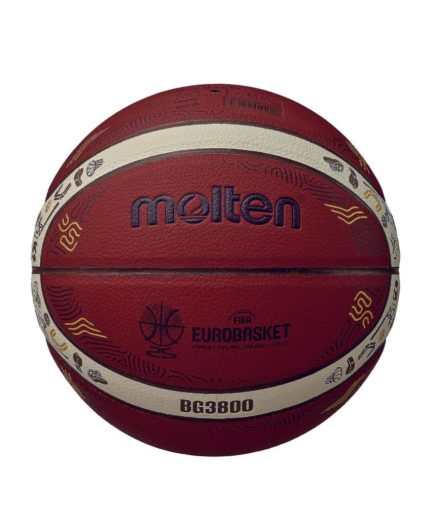 Molten Basketball Eurobasket 2025 Model Synthetic Leather Size 7 B7G3800-E5Z
